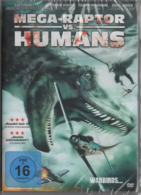 Mega Raptor Vs. Humans DVD NEU Lucy Faust Stephanie Honore David Jensen
