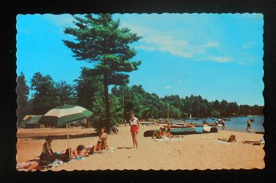 1969 Swimsuit Babes Bathing Beach Sebago Lake State Park ME Cumberland