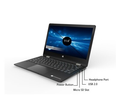 Gateway Notebook 11.6'' Touchscreen 2-in-1s Laptop, Intel Celeron N4020, 4GB RAM,