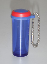 Tupperware  Schlüsselanhänger Miniaturen  Trinkbecher Schlumpf  blau  NEU