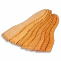 8X Raclette Schaber GeöLt Raclettespachtel Racletteschieber Wender Holzschieber