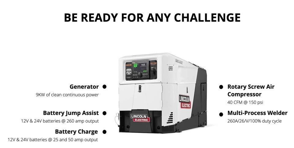 Lincoln Ranger Air 260 MPX Multi Function Welder/Generator K5238-1