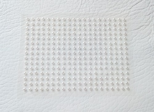 Flat Back Self Adhesive Stick on Pearls in Ivory or White 2mm 3mm 4mm 6mm, 10mm - Picture 4 of 26