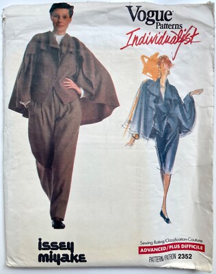 Vintage Vogue Issey Miyake Jacket, Pants, Sz 10