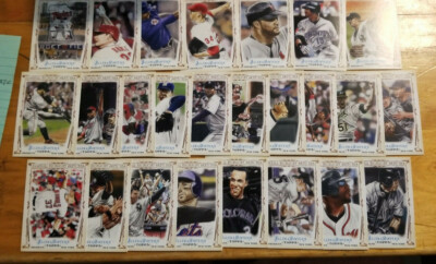 2011 Allen and Ginter Baseball Highlight Sketches insert singles you pick choice