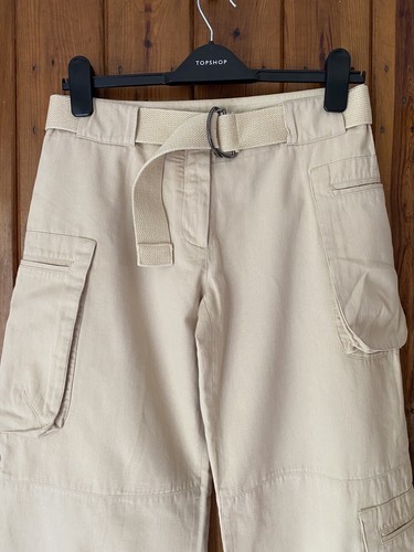 Toast light beige cargo trousers size 8 