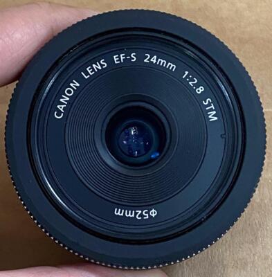 CANON EF-S 24mm f/2.8 STM LENS- USED. | eBay