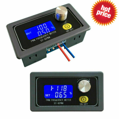 Square Signal Generator 1-150KHz PWM Pulse Frequency Cycle Duty Adjustable Meter