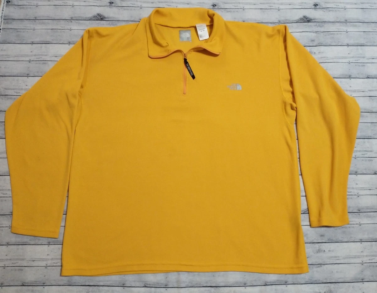 north face yellow long sleeve