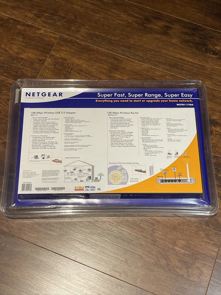 NETGEAR 108 Mbps Wireless Router NEW - Image 2 of 4