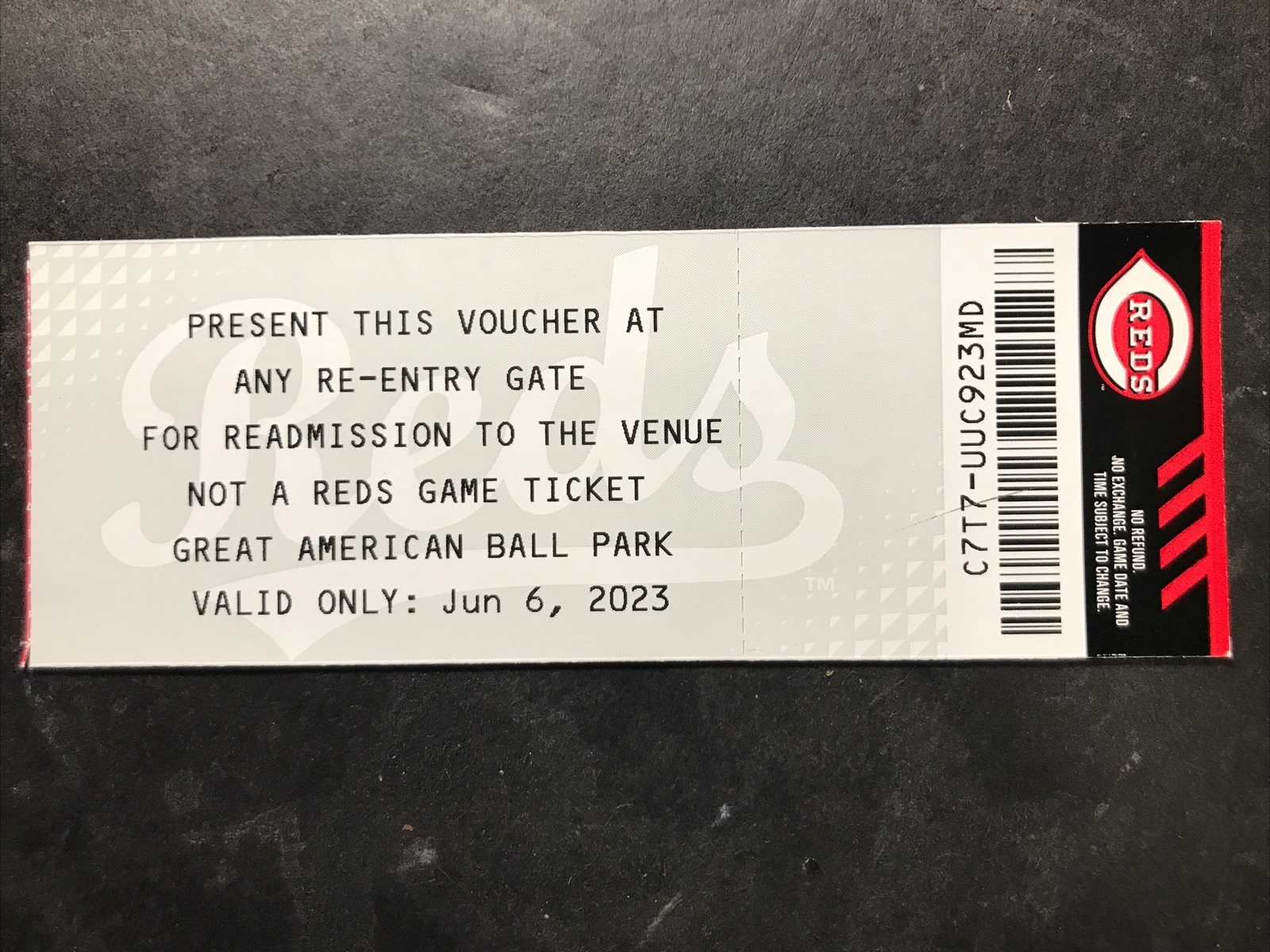 Elly De La Cruz MLB DEBUT ROOKIE RC TICKET 6/6/23 MINT!! CINCINNATI REDS RARE!!