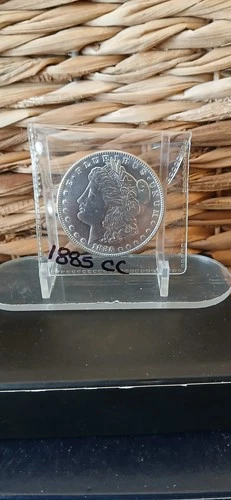 1885 CC MORGAN SILVER DOLLAR IN MS.CONDITION....NO WAY!!!!! LOOK....
