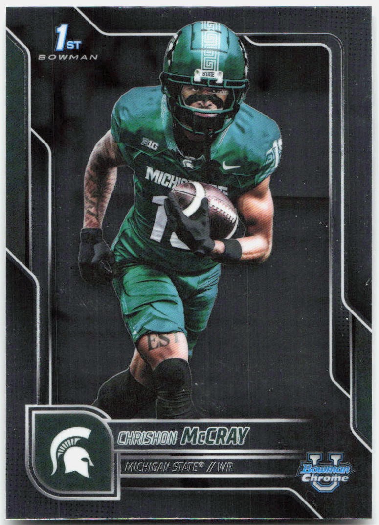2025 Bowman University Chrome #155 Chrishon McCray