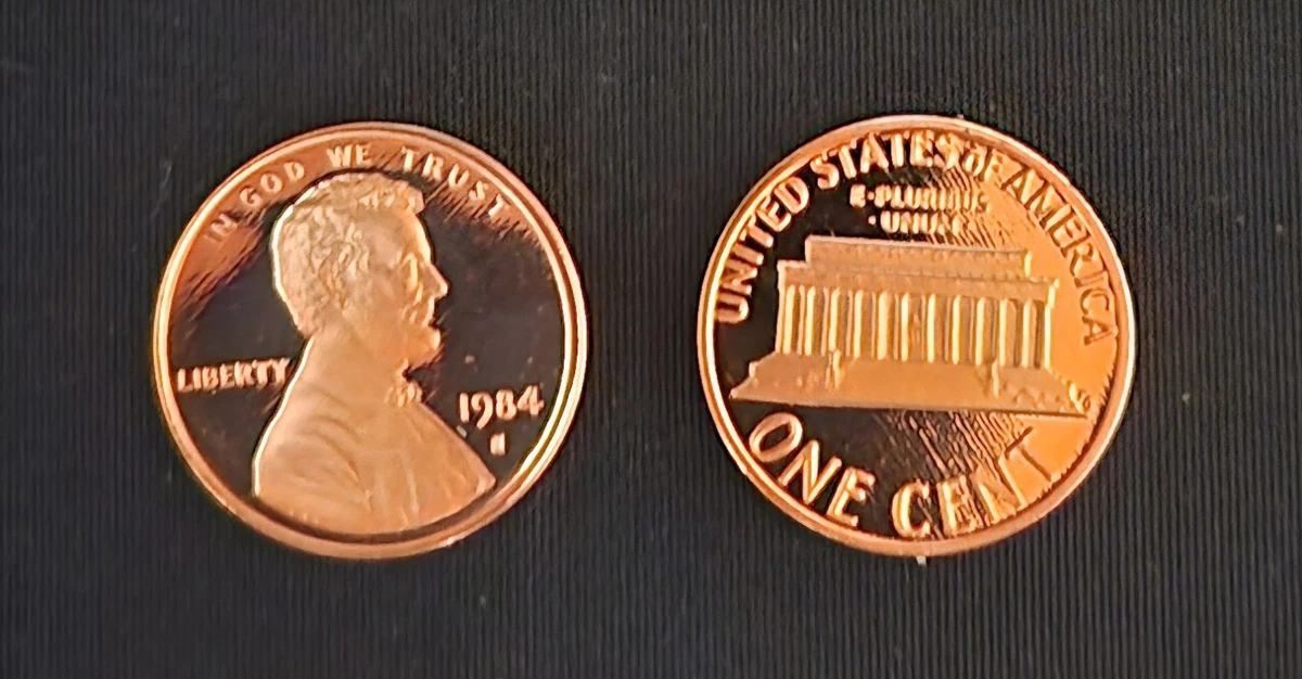 Lincoln Memorial Small Cents (1959-2008) 1984 for sale | eBay