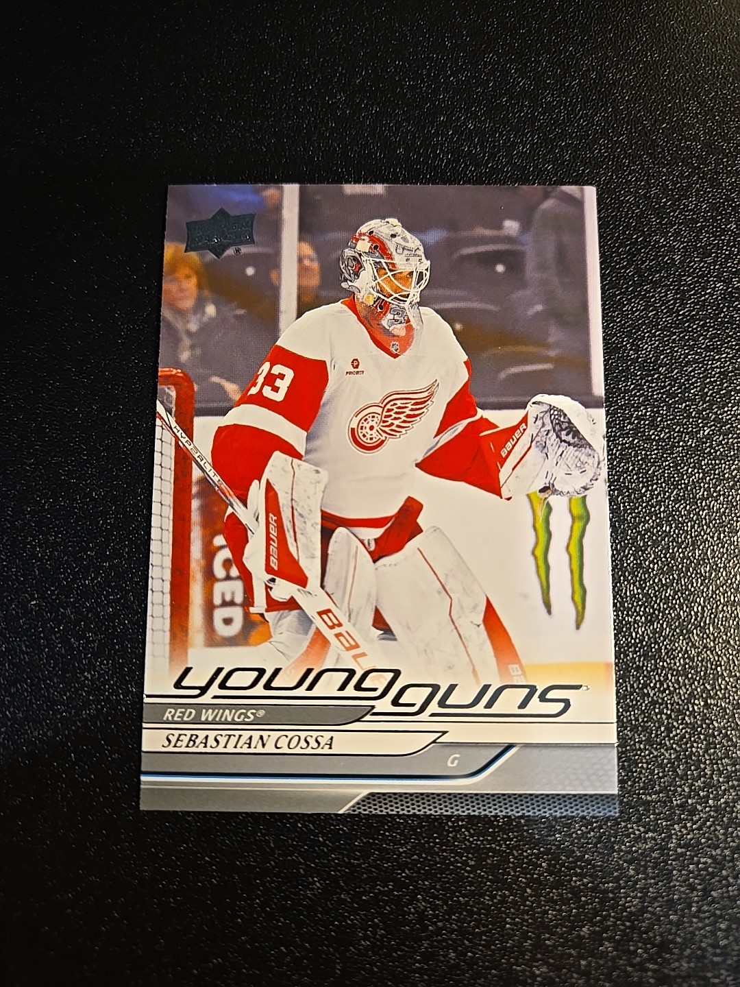 2024-25 Upper Deck Extended Series - Young Guns Sebastian Cossa #708 (RC)