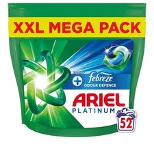 Ariel Platinum+Febreze Pods, 52CT (Pack of 4