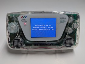 🔥 SEGA Game Gear VA1⚡Crystal Clear Shell 💨 3.3&rdquo; LCD 🔋 USB-C 6200mAh 🎧 Stereo