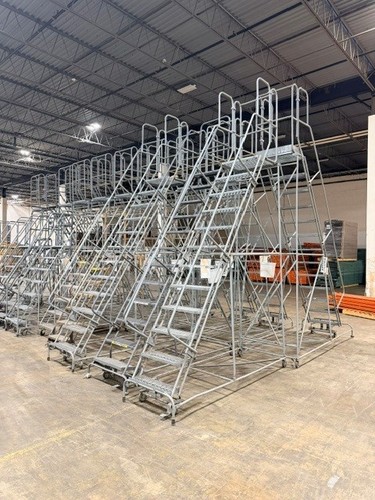Uline H-1554-20 12 step industrial safety ladder