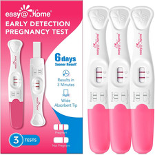Early Pregnancy Test: 6 Days Sooner Result 10 Miu/Ml Sensitivity