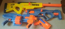 Nerf Gun Lot Of 4 Elite 2.0  Fortnite Toy Gun Lot Used