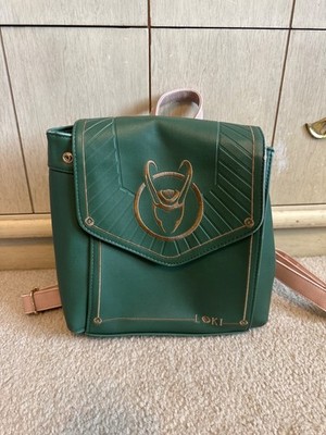 Danielle Nicole Marvel Studios Loki Green Medium Backpack Zip Adjustable Strap