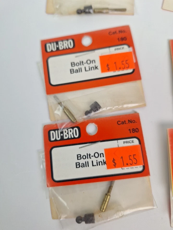 Lote de 21: Dubro #180 Bolt-On Ball Link Novo Estoque Antigo Passatempo de Aeronaves de Controle Remoto - Imagem 2 de 3