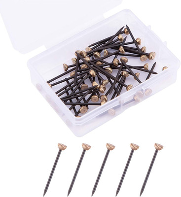 50 Pieces Hanging Nails Photo Hanging Solutions Plaster Frame Hangers with Plast