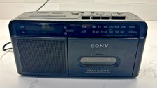 SONY Dream Machine AM FM Clock Radio / Cassette Player Model ICF-C610 Tested