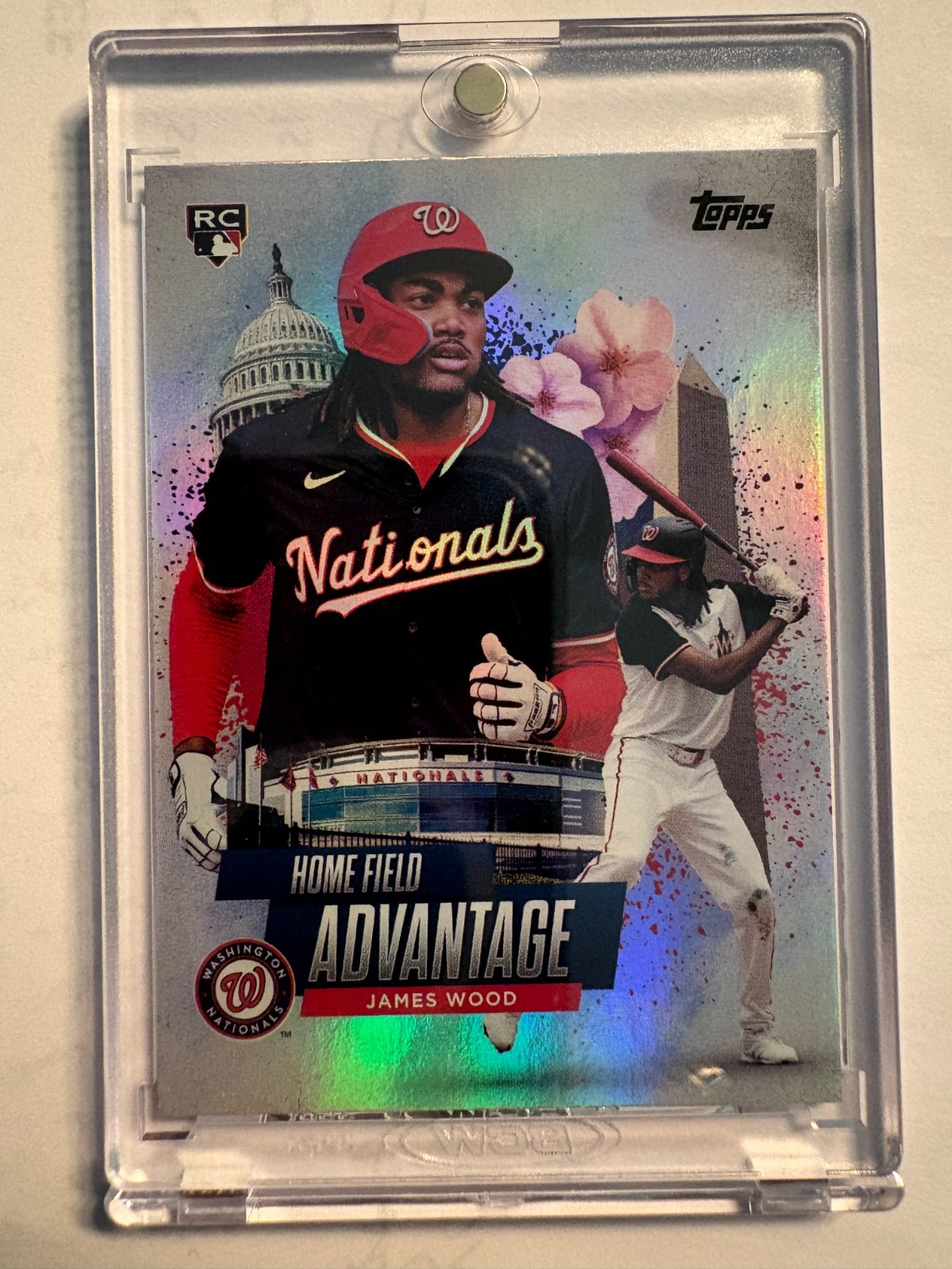 2025 Topps Chrome - Home Field Advantage James Wood #HA-9 (RC)