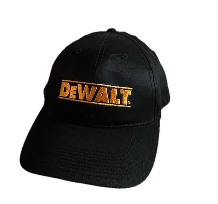 DEWALT Snap Back Hat  Cap Tools Adjustable Black - image 3