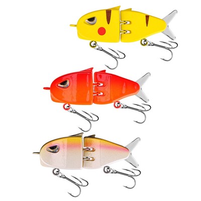 Fishing Lures 60mm 6 5g Multi Segment Design Ideal for Various Fish Species