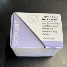 GoPure Tighten and Lift Neck Cream 1.7oz...NEW/SEALED