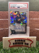 2022 Bowman - Chrome Rookie Autographs Cal Raleigh #CRA-CR Atomic Refractor /100