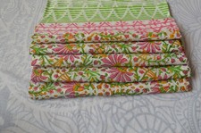 NO TARRIF CHARGES 100 ZK 164 Hand Block Floral Print 100 Cotton 10 Yard Fabric