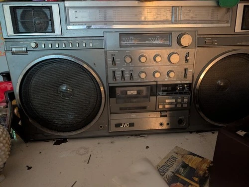 JVC RC-M90 Stereo Boombox Works Great