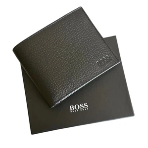 Hugo Boss Hommes Bradio Cuir Slim Noir Wallet
