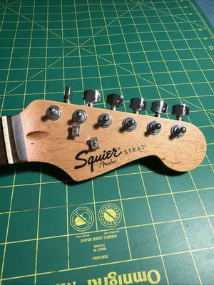 Fender Squier Strat Stratocaster Guitar Neck RW Fretboard Loaded Tuners 21 Fret