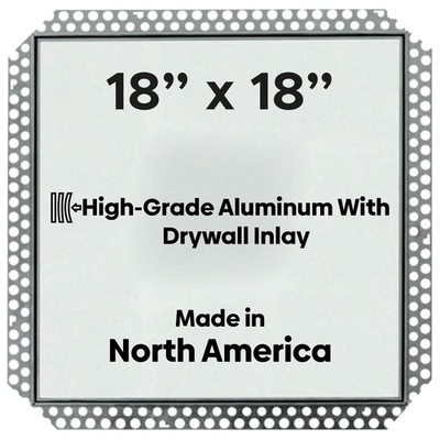 Best 18  x 18  Access Panel, High-Grade Aluminum Frame Removable wit
