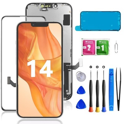 for iPhone 14 Screen Replacement 6.1 inch, 3D Touch LCD Screen Digi... Fast Ship