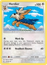 Herdier SM - Cosmic Eclipse 175/236 NM Pokemon