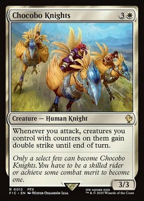 Chocobo Knights x1 - Commander: FINAL FANTASY - NM-Mint, English - Commander: FI