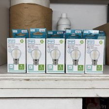 Image of Crompton LED B22 Filament Clear Dimmable 5W 2700K  standard bulb x 4