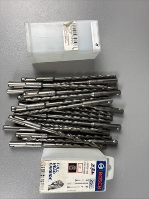 (QTY 19)Bosch HCFC2041B25 1/4 in. x 6 in. SDS-Plus Rotary Hammer Bit