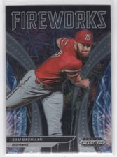 #F-SB 2021 Prizm Draft Picks Fireworks Sam Bachman Miami (OH) RedHawks