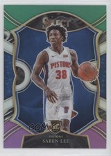 2020-21 Panini Select Concourse Green White Purple Prizm Saben Lee #97 0a2j