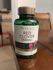 Red Clover Capsules 1200mg 200ct Non-GMO Gluten Free by Carlyle EXPIRES 06/2026