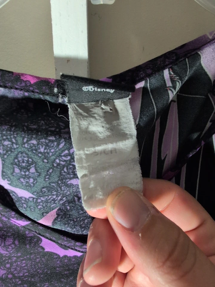 Disney Official Scrub Top Villains Size Small Maleficent - Image 3 of 4