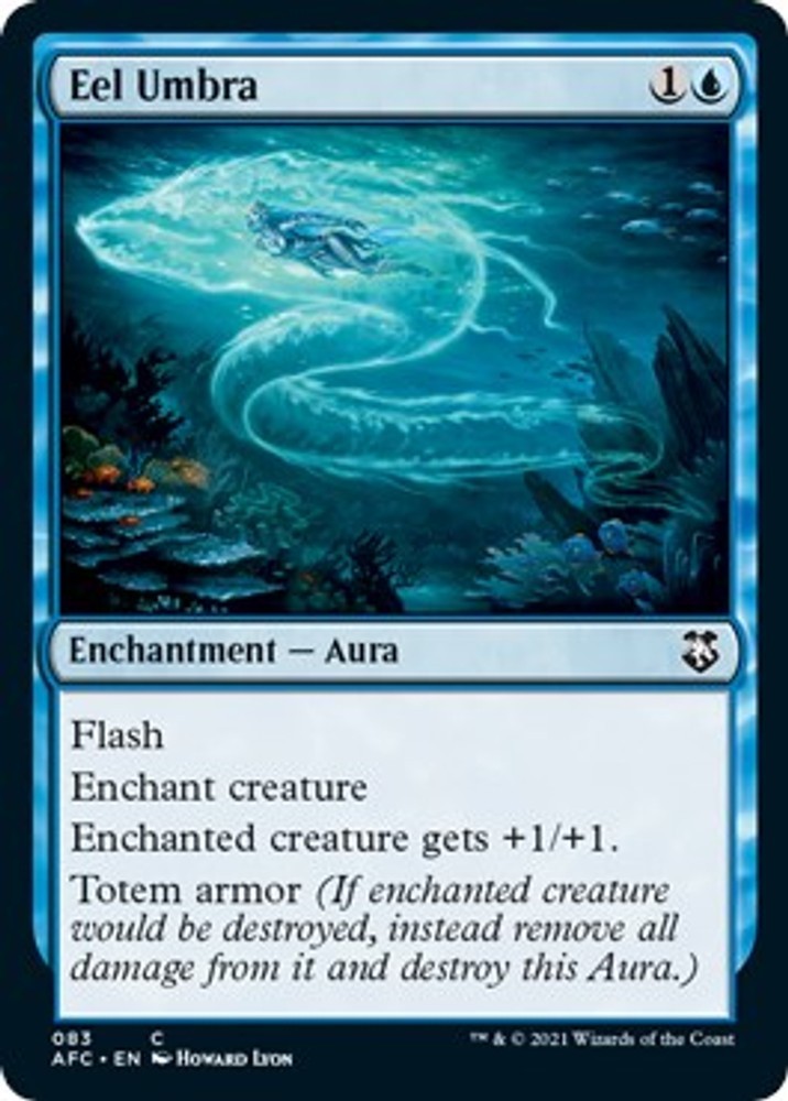 Eel Umbra #83 (NM) Commander: Adventures in the Forgotten Realms (AFC) MTG
