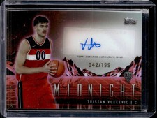 2023-24 Topps Midnight Tristan Vukcevic Rookie Horizon Signatures Auto /199