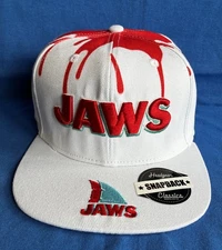 JAWS 1975 Movie Splatter  Snapback Trucker Dad Hat Headgear Classics NWT